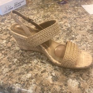 LifeStride Memory Foam Wedge Shoes, worn once!